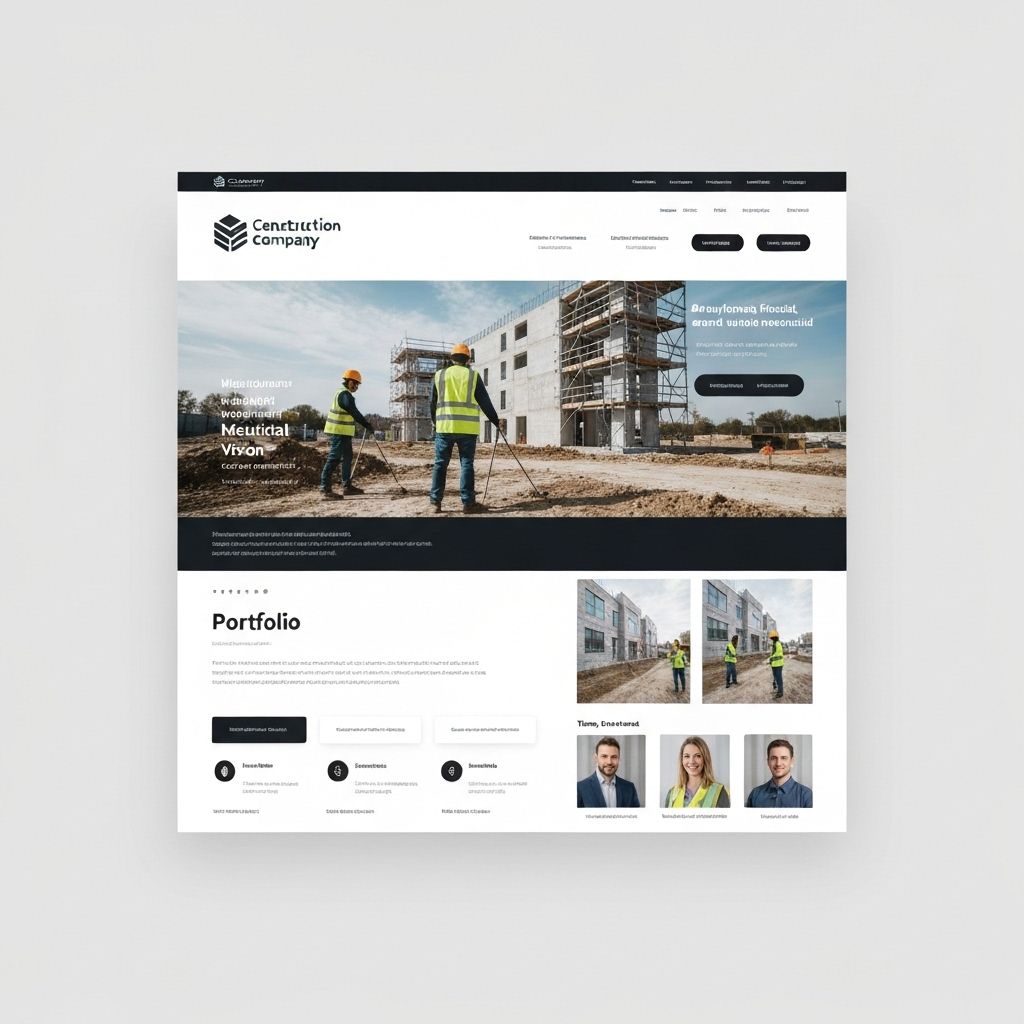 Корпоративный сайт строительной компании