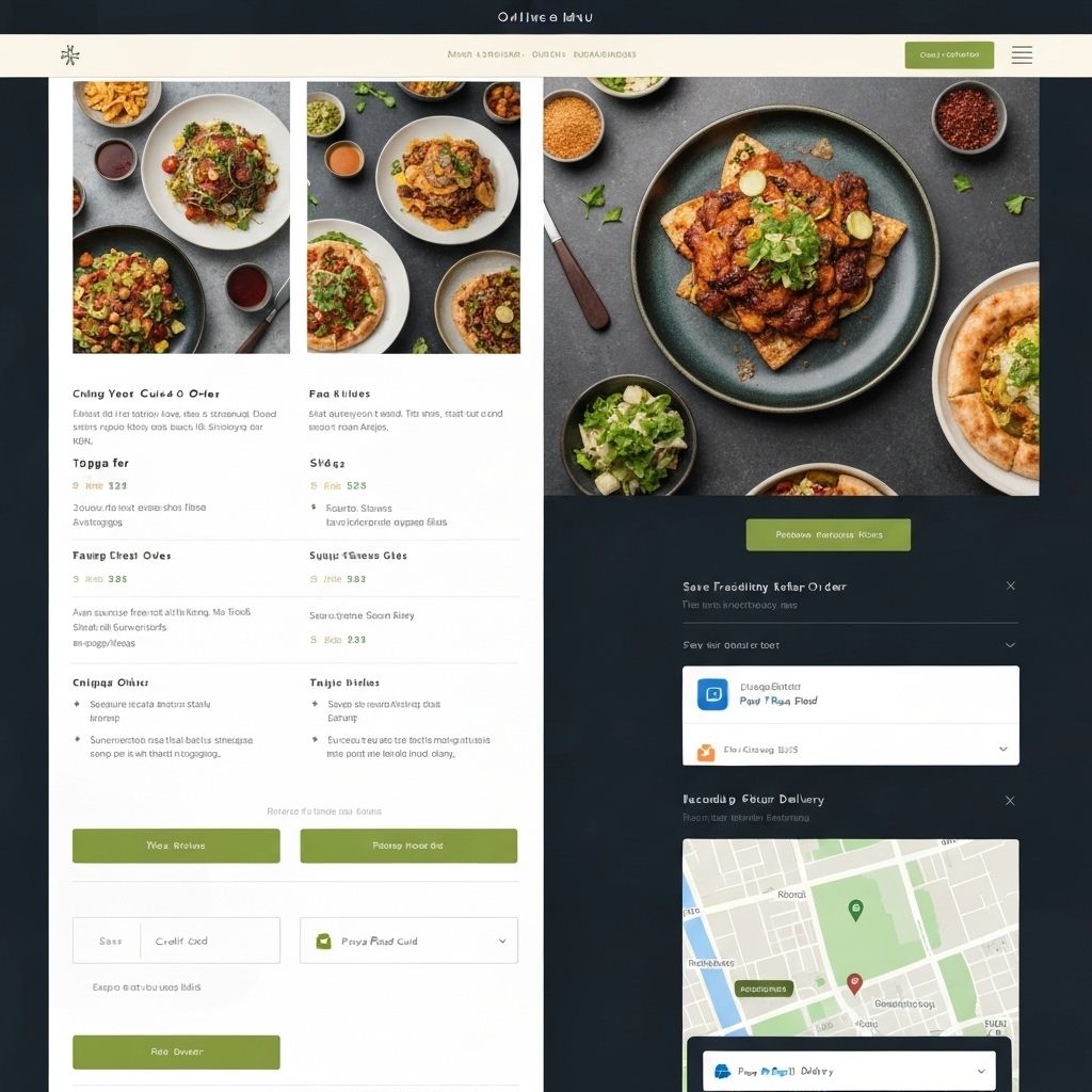Ресторанный сайт с онлайн-заказами